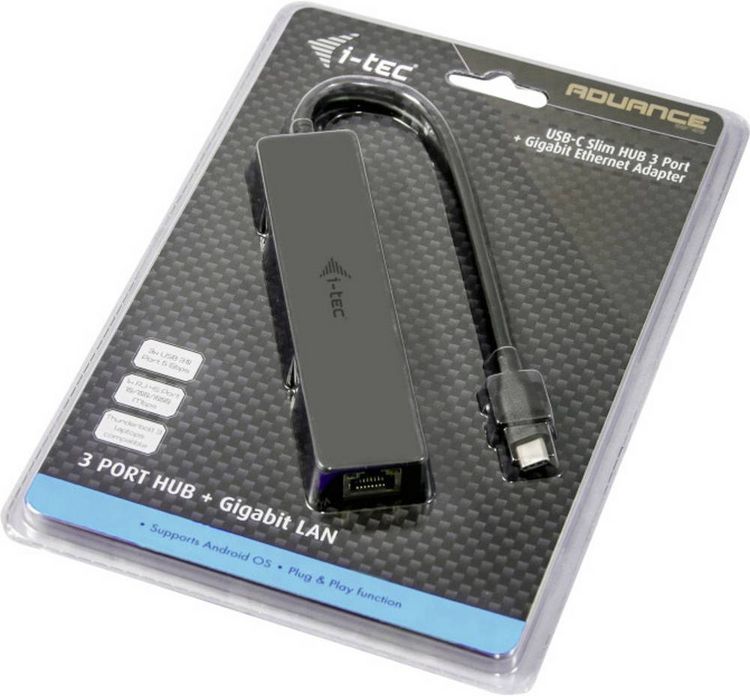 Produktbild: i-tec Netzwerkadapter 10 / 100 / 1000 MBit/s USB-C&reg;