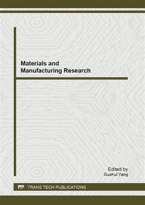 Produktbild: Materials and Manufacturing Research