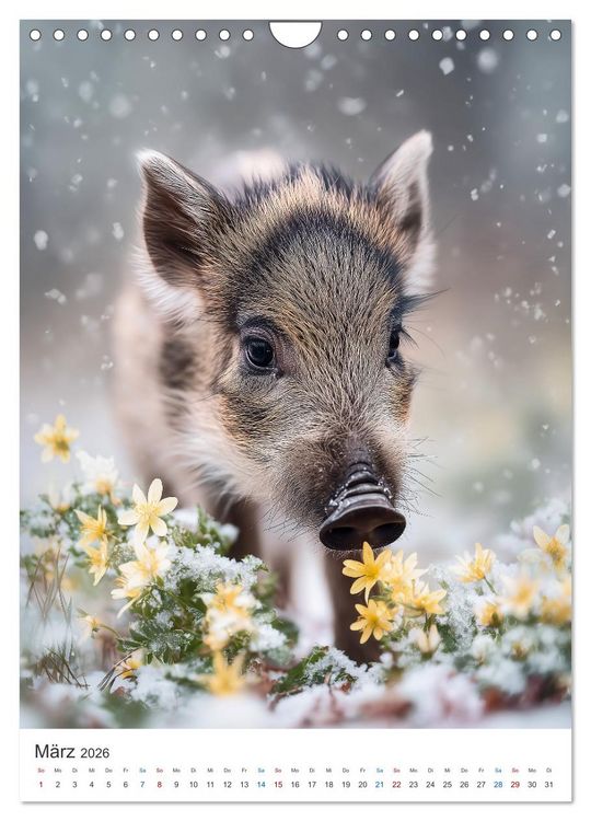 Produktbild: Wild und Wundervoll (Wandkalender 2026 DIN A4 hoch), CALVENDO Monatskalender