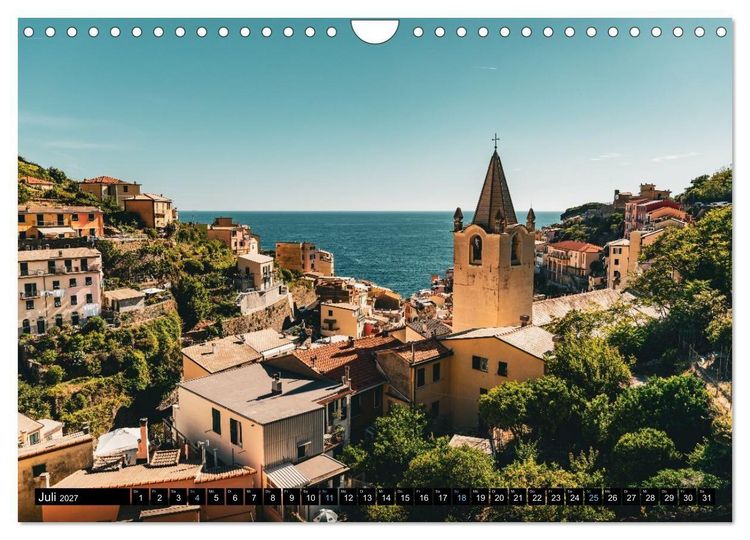 Produktbild: Cinque Terre - Traumhaft sch&ouml;n (Wandkalender 2027 DIN A4 quer), CALVENDO Monatskalender