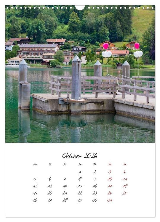 Produktbild: Tegernsee - Im Herz der Natur (Wandkalender 2026 DIN A3 hoch), CALVENDO Monatskalender