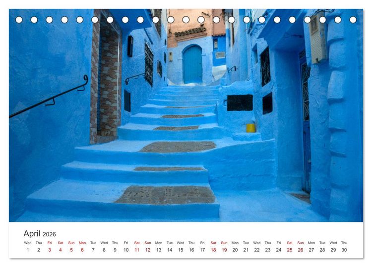 Produktbild: A quick trip to Morocco (Desk Calendar 2026 DIN A5 landscape), CALVENDO 12 Month DeskCalendar
