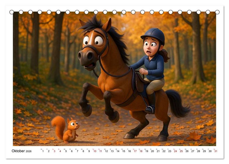 Produktbild: M&auml;dchen brauchen ein Hoppi (Tischkalender 2026 DIN A5 quer), CALVENDO Monatskalender