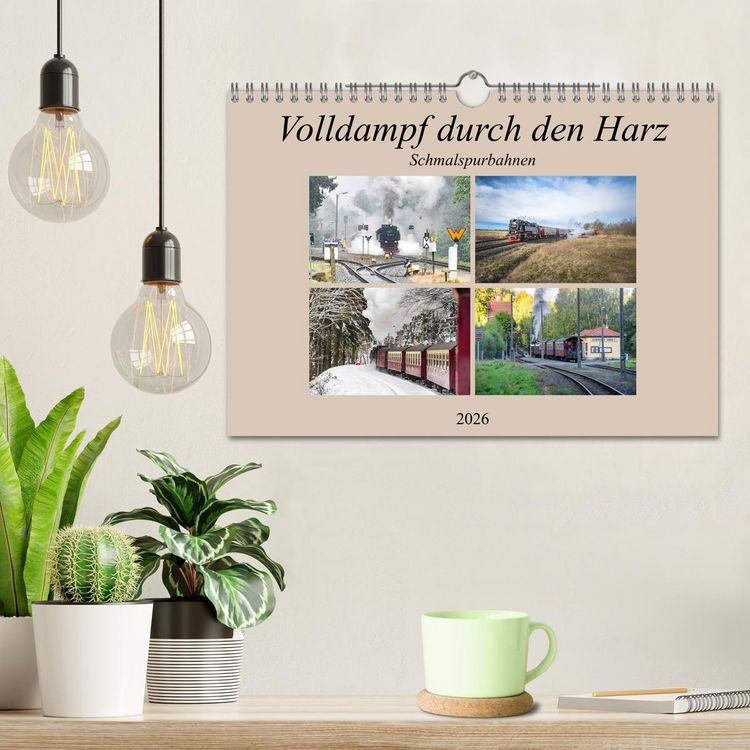 Produktbild: Volldampf durch den Harz (Wandkalender 2026 DIN A4 quer), CALVENDO Monatskalender
