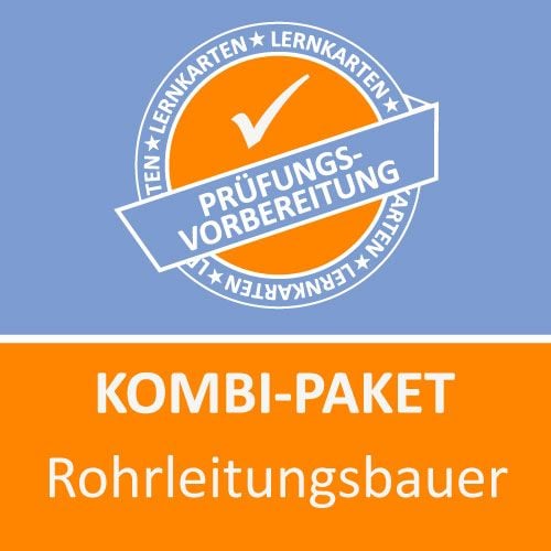 Produktbild: Kombi-Paket Rohrleitungsbauer Lernkarten