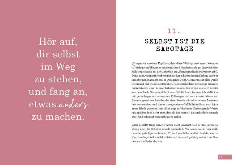 Produktbild: Der geile Schei&szlig; vom Gl&uuml;cklichsein &ndash; Mein Buch. Mein Leben.