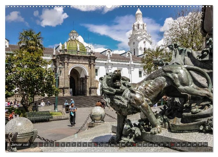 Produktbild: Ecuador 2026 Zwischen Hochland und K&uuml;ste (hochwertiger Premium Wandkalender 2026 DIN A2 quer), Kunstdruck in Hochglanz