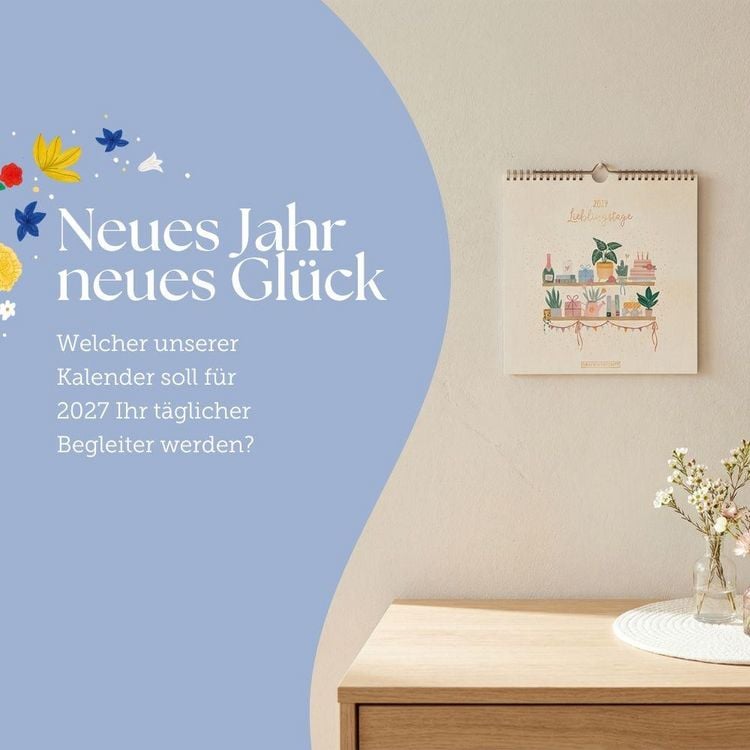 Produktbild: Wandkalender quadratisch 2027 Lieblingstage
