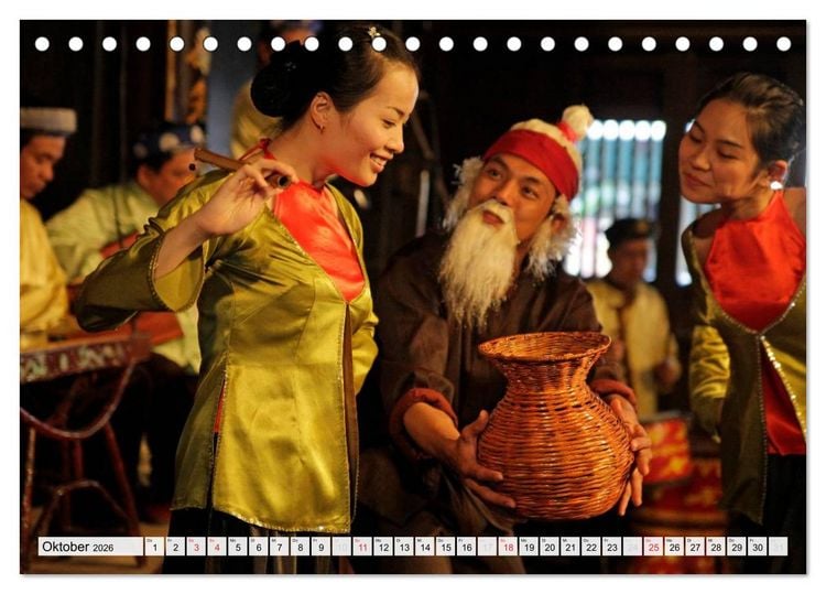 Produktbild: Vietnam (Tischkalender 2026 DIN A5 quer), CALVENDO Monatskalender