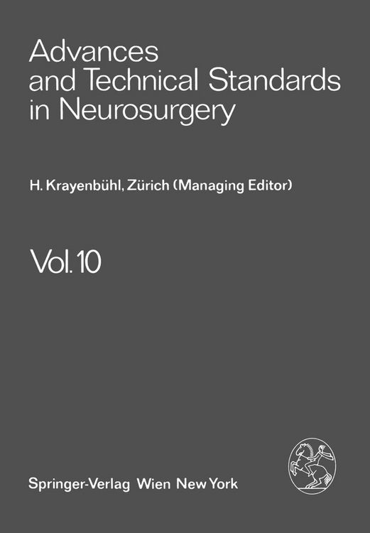 Produktbild: Advances and Technical Standards in Neurosurgery