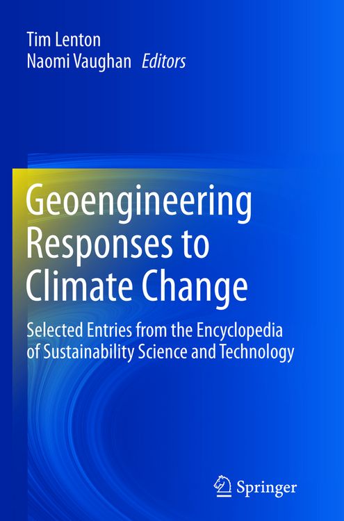 Produktbild: Geoengineering Responses to Climate Change