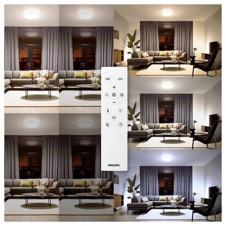 Produktbild: Philips 8721103055927 Deckenleuchte, LED-Deckenleuchte Wei&szlig;