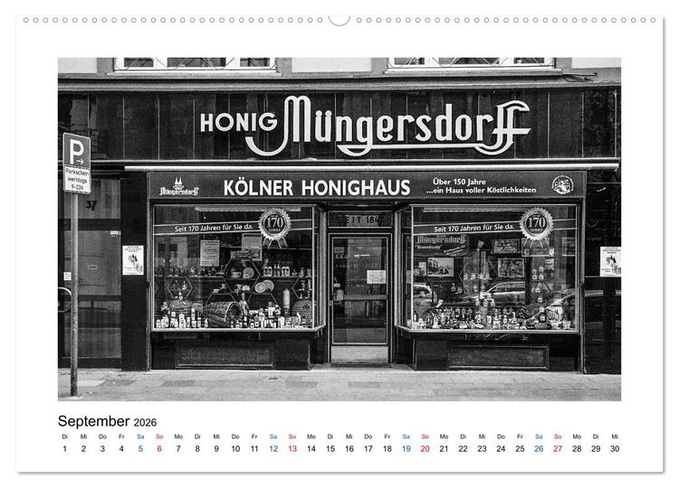 Produktbild: K&ouml;ln. 12 Orte - 1 Stadt (hochwertiger Premium Wandkalender 2026 DIN A2 quer), Kunstdruck in Hochglanz