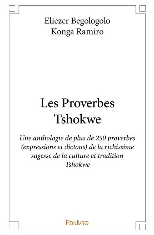 Produktbild: Les proverbes tshokwe