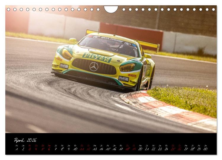 Produktbild: Emotions on Track - Langstreckenmeisterschaft am N&uuml;rburgring - GT3 (Wandkalender 2026 DIN A4 quer), CALVENDO Monatskalender
