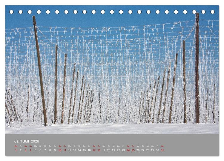 Produktbild: Hallertau (Tischkalender 2026 DIN A5 quer), CALVENDO Monatskalender