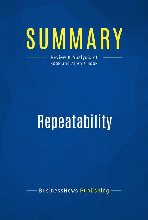 Produktbild: Summary: Repeatability
