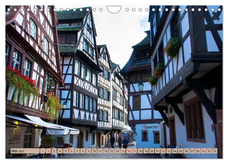 Produktbild: Zauberhaftes Stra&szlig;burg (Wandkalender 2027 DIN A4 quer), CALVENDO Monatskalender