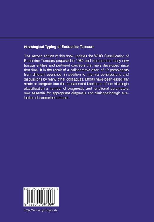 Produktbild: Histological Typing of Endocrine Tumours