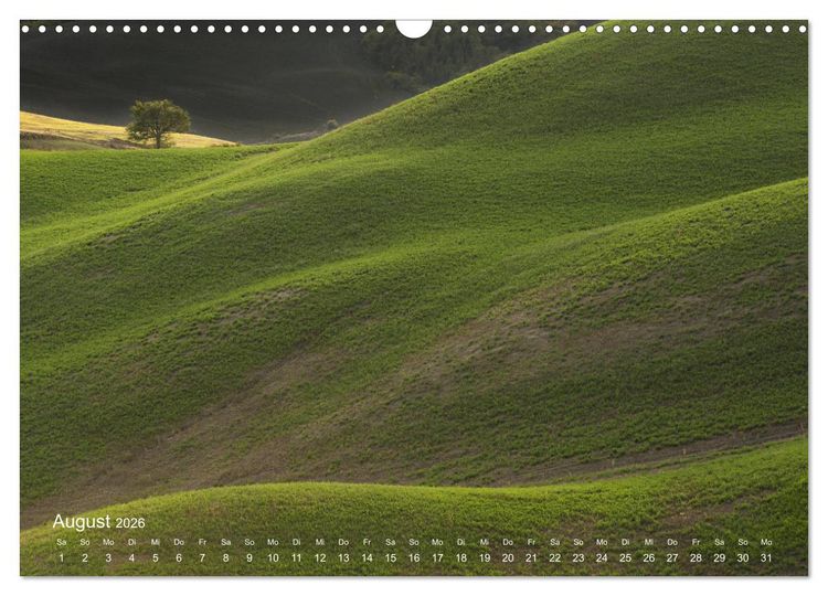 Produktbild: Traumblicke Toskana - Licht, Land, Leben (Wandkalender 2026 DIN A3 quer), CALVENDO Monatskalender