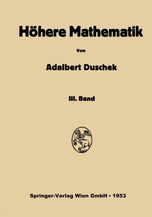 Produktbild: Vorlesungen über höhere Mathematik