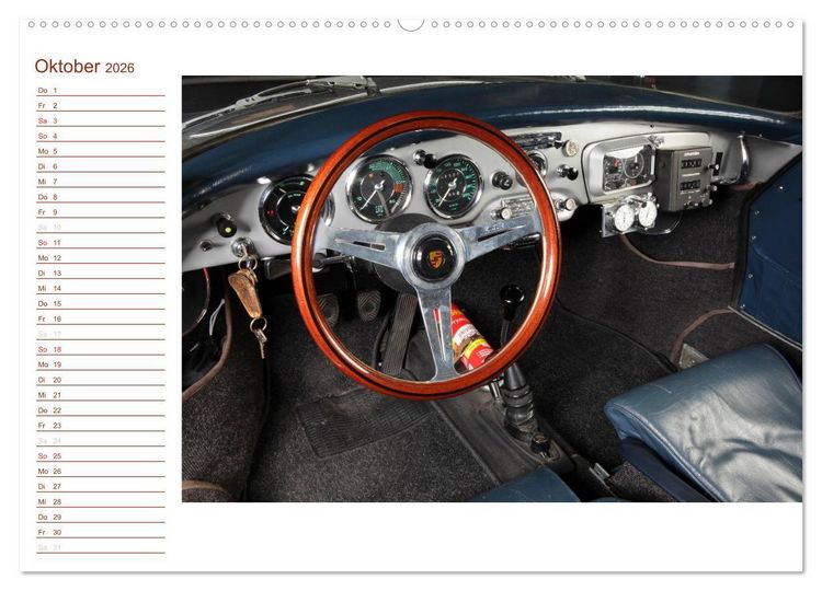 Produktbild: Classic 356 (Wandkalender 2026 DIN A2 quer), CALVENDO Monatskalender