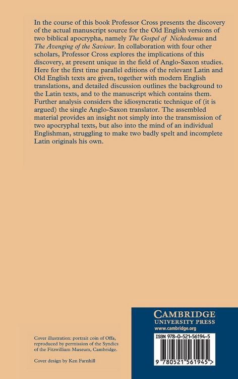 Produktbild: Two Old English Apocrypha and their Manuscript Source
