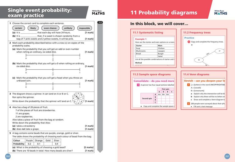 Produktbild: White Rose Maths: Aqa GCSE 9-1 Foundation Student Book 2