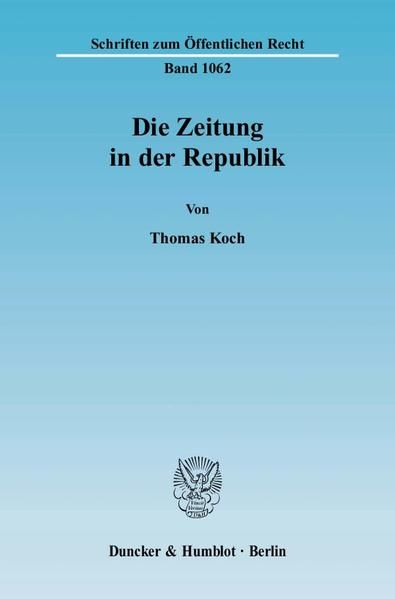 Produktbild: Die Zeitung in der Republik.