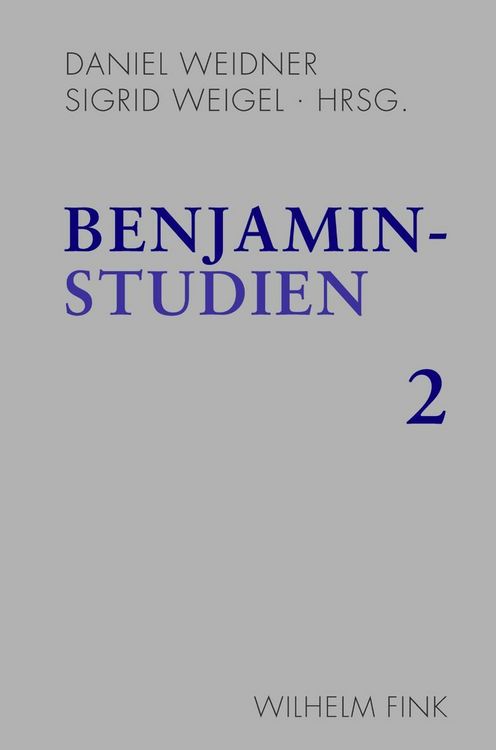 Produktbild: Benjamin-Studien 2