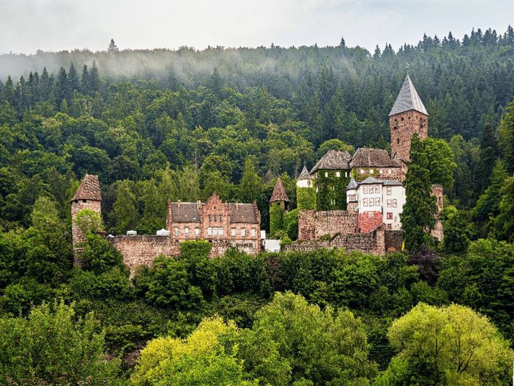 Produktbild: CALVENDO Puzzle Burg Zwingenberg | 1000 Teile Lege-Gr&ouml;&szlig;e 64x48cm Foto-Puzzle f&uuml;r gl&uuml;ckliche Stunden