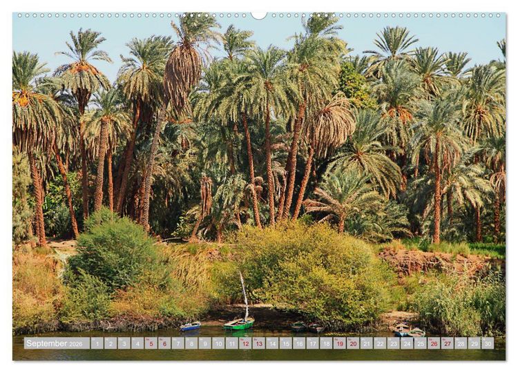 Produktbild: Leben am Nil - Kultur- und Landschaftsimpressionen (Wandkalender 2026 DIN A2 quer), CALVENDO Monatskalender