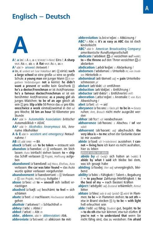 Produktbild: Langenscheidt Abitur-Wörterbuch Englisch Klausurausgabe