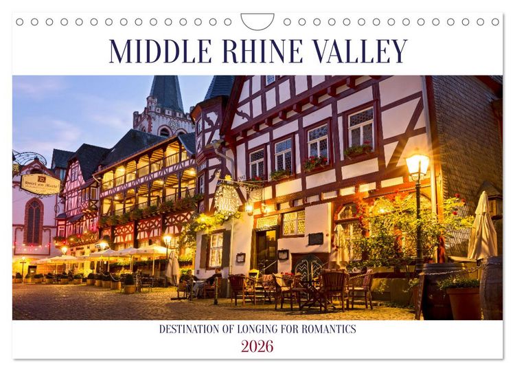 Produktbild: Middle Rhine Valley (Wall Calendar 2026 DIN A4 landscape), CALVENDO 12 Month Wall Calendar