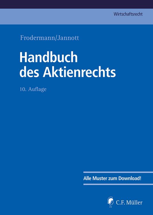 Produktbild: Handbuch des Aktienrechts