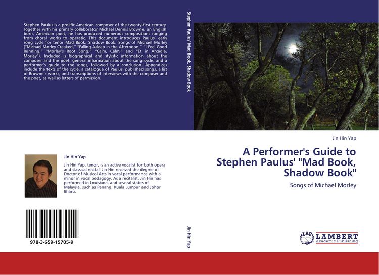 Produktbild: A Performer's Guide to Stephen Paulus' "Mad Book, Shadow Book"