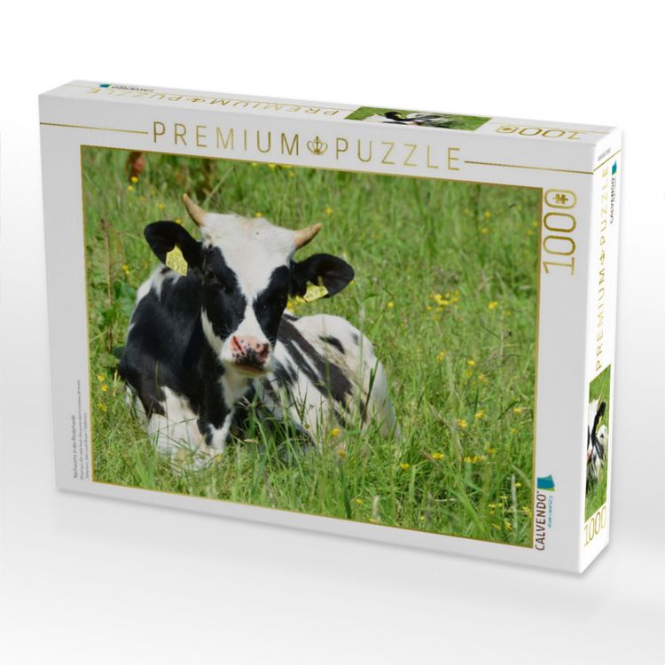Produktbild: CALVENDO Puzzle Nachwuchs in der Rinderherde | 1000 Teile Lege-Gr&ouml;&szlig;e 64x48cm Foto-Puzzle f&uuml;r gl&uuml;ckliche Stunden