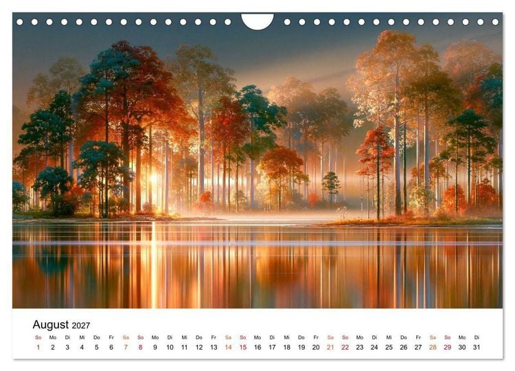 Produktbild: Zeitreise Natur (Wandkalender 2027 DIN A4 quer), CALVENDO Monatskalender