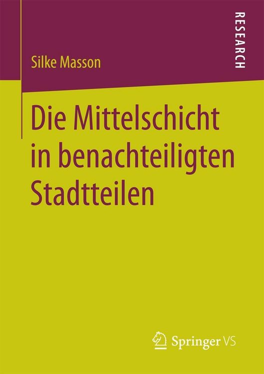 Produktbild: Die Mittelschicht in benachteiligten Stadtteilen
