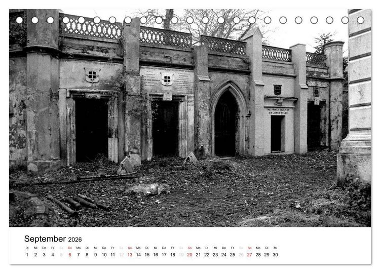 Produktbild: Highgate Cemetery London (Tischkalender 2026 DIN A5 quer), CALVENDO Monatskalender