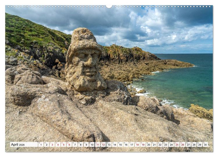Produktbild: Frankreich - die Bretagne (hochwertiger Premium Wandkalender 2026 DIN A2 quer), Kunstdruck in Hochglanz