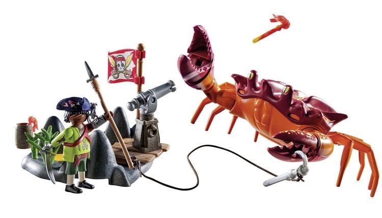 Produktbild: PLAYMOBIL 71532 Kampf gegen die Riesenkrabbe