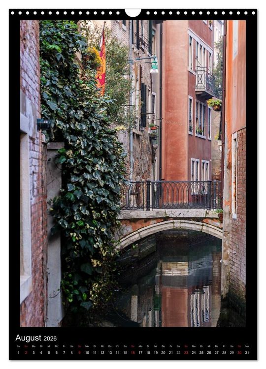 Produktbild: Venedig &ndash; La Romantica (Wandkalender 2026 DIN A3 hoch), CALVENDO Monatskalender