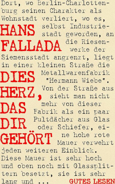 Produktbild: Dies Herz, das dir gehört