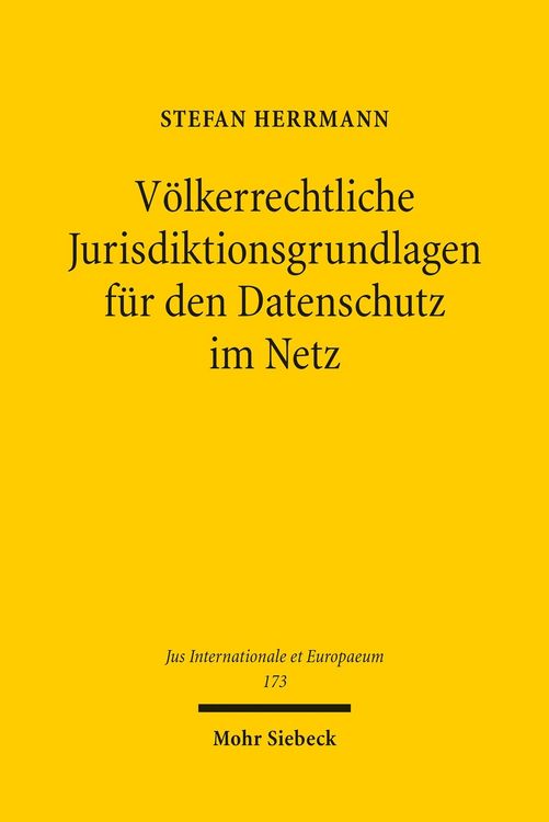 Produktbild: V&ouml;lkerrechtliche Jurisdiktionsgrundlagen f&uuml;r den Datenschutz im Netz