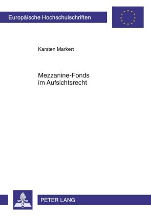 Produktbild: Mezzanine-Fonds im Aufsichtsrecht