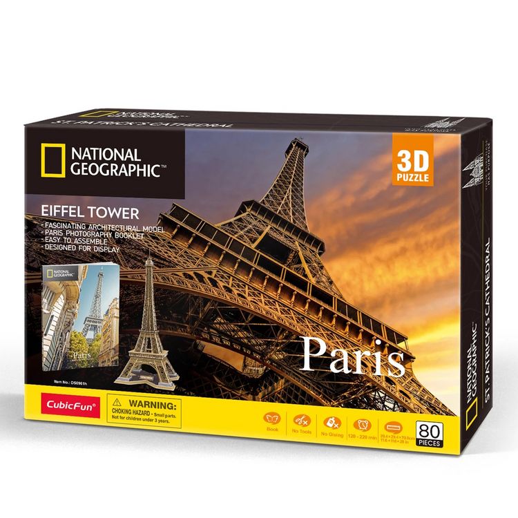 Produktbild: CUBICFUN - 3D Puzzle Eiffelturm 80 Teile