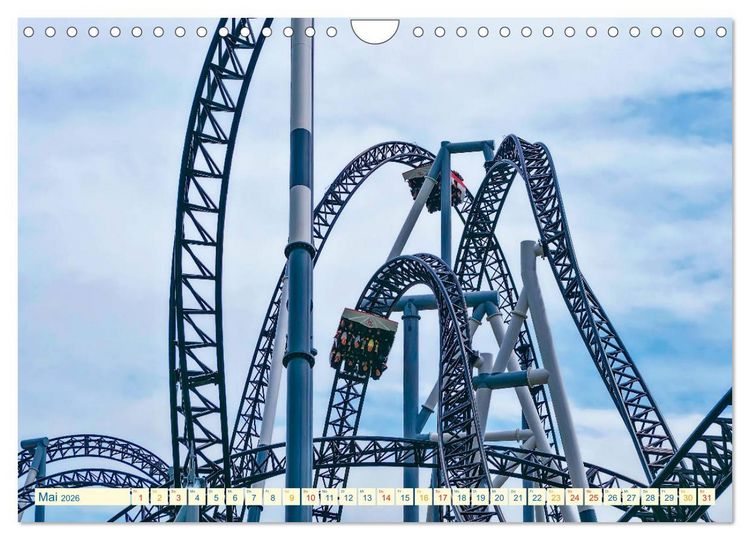 Produktbild: Achterbahn - extrem (Wandkalender 2026 DIN A4 quer), CALVENDO Monatskalender