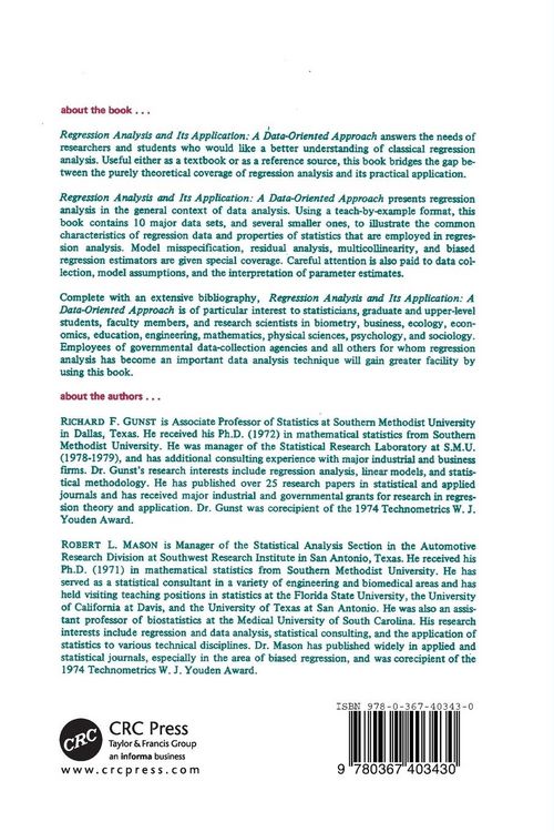 Produktbild: Regression Analysis and its Application