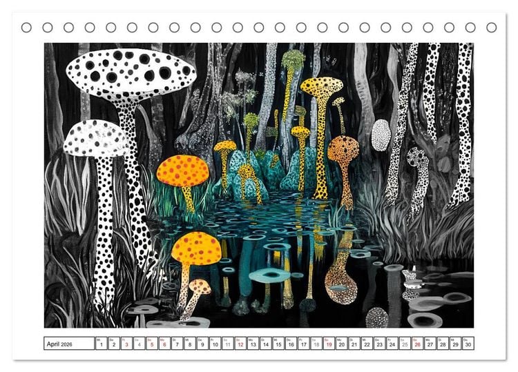 Produktbild: Landschaft - Neu gedacht (Tischkalender 2026 DIN A5 quer), CALVENDO Monatskalender